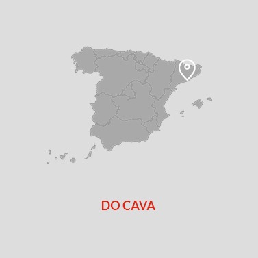 Cava DO Wine Area Map