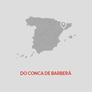 Conca De Barbera DO Wine Area Map