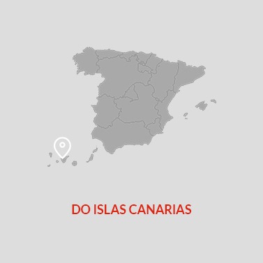 Islas Canarias DO Wine Area Map