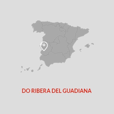 Ribera Del Guadiana DO Wine Area Map