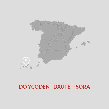 Ycoden Daute Isora DO Wine Area Map